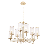 Люстра с 9-ю цилиндрическими стеклянными плафонами Jeanette варинант исполнения - 2 | Loft Concept в Сочи