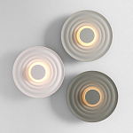 Бра круглое Soft Halo серый варинант исполнения - 5 | Loft Concept в Сочи