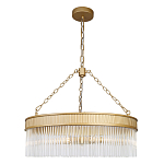 Люстра подвесная круглая со стеклянными трубками Nembus варинант исполнения - 1 | Loft Concept в Сочи