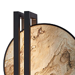 Бра из двух каменных дисков в металлической раме Constellation варинант исполнения - 2 | Loft Concept в Сочи