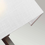 Бра с прямоугольным тканевым абажуром белого цвета Feiss варинант исполнения - 8 | Loft Concept в Сочи