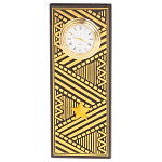 Часы подарочные настольные в виде погона Генерала из натурального камня Змеевик Gold Military Clock варинант исполнения - 4 | Loft Concept в Сочи