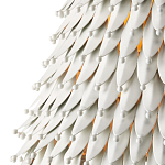 Подвесной светильник белый металлический в форме колокола White Natural Lines варинант исполнения - 1 | Loft Concept в Сочи