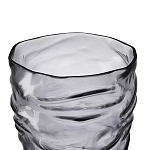 Ваза стеклянная фактурная Crumpled Vase 25,3 см варинант исполнения - 2 | Loft Concept в Сочи