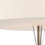 Люстра круглая с белым тканевым абажуром  White Light Diffuser варинант исполнения - 2 | Loft Concept в Сочи