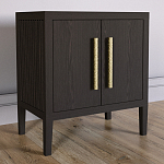 Тумбочка Primo с дверцами шпон темный орех варинант исполнения - 3 | Loft Concept в Сочи