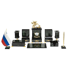 Настольный письменный набор из нефрита в подарочной коробке Victorious варинант исполнения - 1 | Loft Concept в Сочи