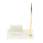 Подставка для телефона с ручкой из натурального камня креноид Natural Stone Stand варинант исполнения - 2 | Loft Concept в Сочи