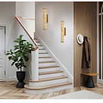 Бра цилиндрической формы из натурального алебастра Calcite Geometry варинант исполнения - 6 | Loft Concept в Сочи