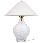 Настольная лампа керамическая с абажуром Valencia варинант исполнения - 1 | Loft Concept в Сочи