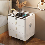 Умная прикроватная тумбочка c зарядкой для телефона Smart Furniture варинант исполнения - 1 | Loft Concept в Сочи