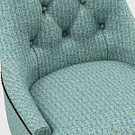 Мебельная ткань Шенилл бирюзовый цвет 142 см T4-61 варинант исполнения - 7 | Loft Concept в Сочи