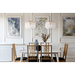 Люстра с подвесными рифлеными стеклянными трубками Nembus варинант исполнения - 23 | Loft Concept в Сочи