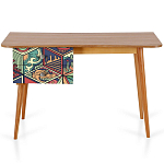 Письменный стол с принтом на ящиках Elise Desk варинант исполнения - 6 | Loft Concept в Сочи