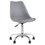 Офисный стул на металлическом основании EGGERY Grey пластик варинант исполнения - 1 | Loft Concept в Сочи