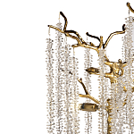 Лампа настольная со стеклянными подвесами цвет золото FAIRYTREE Light варинант исполнения - 2 | Loft Concept в Сочи