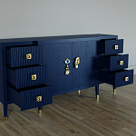 Большой Комод-буфет Elsa Dreams Blue с ящиками варинант исполнения - 1 | Loft Concept в Сочи