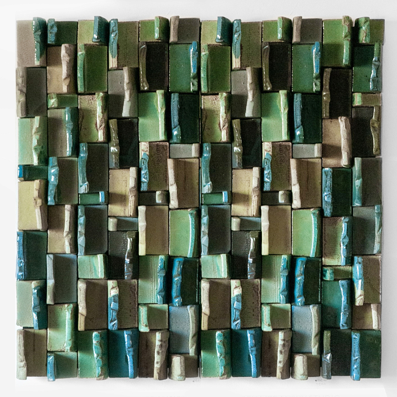 Абстрактное Объемное Панно Travers Green Зеленый в Сочи | Loft Concept 