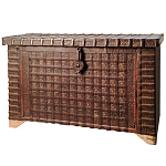 Большой Этнический сундук с металлическим декором  варинант исполнения - 3 | Loft Concept в Сочи