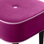 Квадратный мягкий пуф на черных ножках Winton Pouf Square варинант исполнения - 18 | Loft Concept в Сочи