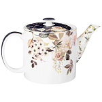 Чайный сервиз из фарфора с цветочным принтом на 6 персон 14 предметов Garden Whisper Porcelain Set  варинант исполнения - 1 | Loft Concept в Сочи