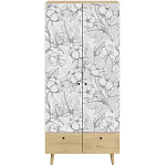 Шкаф с принтом Cotton варинант исполнения - 2 | Loft Concept в Сочи