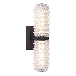 Бра с факутрным стеклянным плафоном Sonora варинант исполнения - 2 | Loft Concept в Сочи