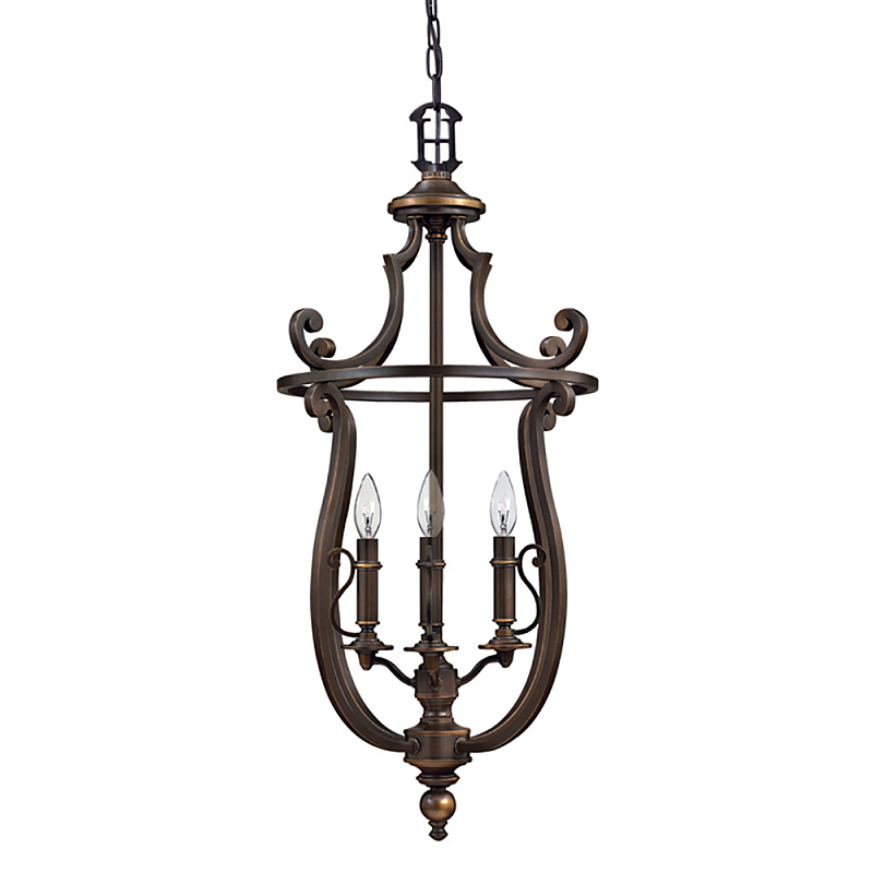 Люстра подвесная бронзового цвета в классическом стиле Hinkley Бронза в Сочи | Loft Concept 