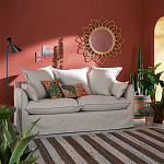 Зеркало из ротанга в форме цветка WICKER MIRROR 90 варинант исполнения - 3 | Loft Concept в Сочи