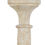 Люстра из дерева в форме подсвечника Coastal Aesthetics варинант исполнения - 2 | Loft Concept в Сочи