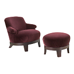 Премиальное Кресло с пуфом Turin варинант исполнения - 1 | Loft Concept в Сочи