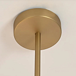 Люстра CANELLE Linear Chandelier 12 Modern Brass варинант исполнения - 4 | Loft Concept в Сочи