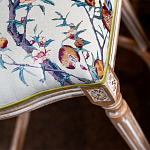 Барный стул из массива бука с изображением птиц и цветов  Beige Green Chinoiserie Garden Chair варинант исполнения - 6 | Loft Concept в Сочи