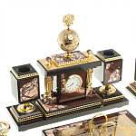 Настольный письменный набор из яшмы Manager Organizer варинант исполнения - 5 | Loft Concept в Сочи