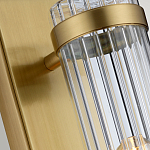 Бра вертикальное с рифленым стеклянным плафоном и прямоугольным основанием Quintiesse варинант исполнения - 4 | Loft Concept в Сочи