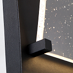 Настенный фонарь уличный прямоугольный черного цвета со стеклом с пузырьками Eurofase варинант исполнения - 3 | Loft Concept в Сочи