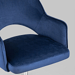 Кресло для компьютерного стола Veloury Blue варинант исполнения - 7 | Loft Concept в Сочи