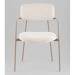 Стул Doe с подклокотниками молочный варинант исполнения - 4 | Loft Concept в Сочи