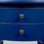 Синяя тумба на фигурных ножках Shelby варинант исполнения - 3 | Loft Concept в Сочи