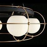 Люстра подвесная круглая с белыми плафонами Martin варинант исполнения - 4 | Loft Concept в Сочи