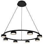Люстра подвесная круглая черная Black Light Fixtures варинант исполнения - 1 | Loft Concept в Сочи