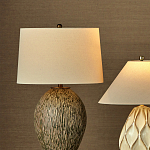 Настольная лампа с текстурным узором Movement of Smooth Lines варинант исполнения - 4 | Loft Concept в Сочи