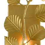 Бра золотого цвета с декором в виде ветки эвкалипта Eucalyptus Branches варинант исполнения - 1 | Loft Concept в Сочи