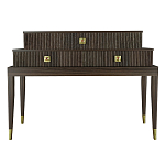 Премиальная Консоль с тремя ящиками Elsa Dreams Walnut варинант исполнения - 4 | Loft Concept в Сочи