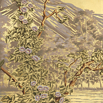 Обои ручная роспись Le Brésil Amarelo Deep Rich Gold варинант исполнения - 2 | Loft Concept в Сочи