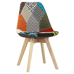 Стул с обивкой в стиле пэчворк Arvika варинант исполнения - 1 | Loft Concept в Сочи