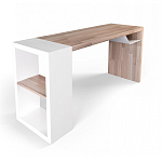 Письменный стол прямоугольный с полочкой под столешницей EcoComb варинант исполнения - 1 | Loft Concept в Сочи