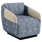 Дизайнерское Кресло William с кожаными подлокотниками  варинант исполнения - 1 | Loft Concept в Сочи