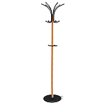 Вешалка с круглым основанием и черными металлическими крючками Industrial Metal Rust варинант исполнения - 1 | Loft Concept в Сочи