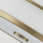 Потолочный светильник с белым матовым абажуром в металлическом каркасе Feiss варинант исполнения - 4 | Loft Concept в Сочи